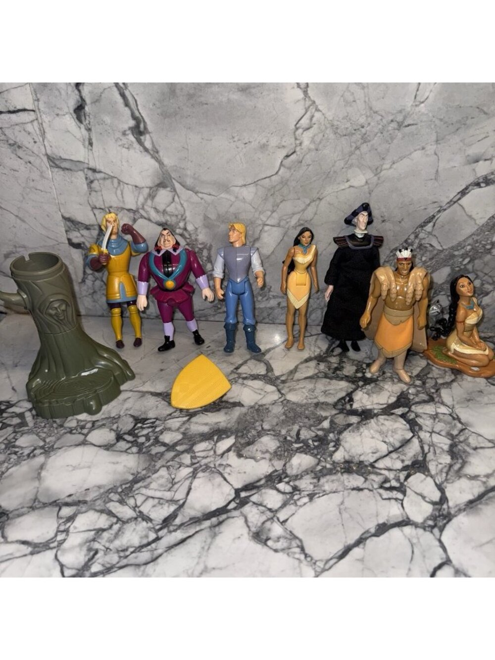 Vintage 90s Pocahontas Action Figure Lot Set
